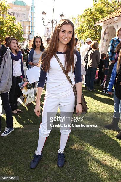 Alyson Stoner at IndustryWorks' Premiere of 'The Perfect Game' at the Grove on April 04, 2010 in Los Angeles, California.