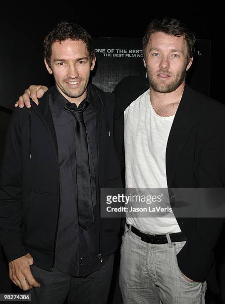 Director Nash Edgerton and actor/writer Joel Edgerton attend the premiere of "The Square" at the Landmark Theater on April 5, 2010 in Los Angeles,...