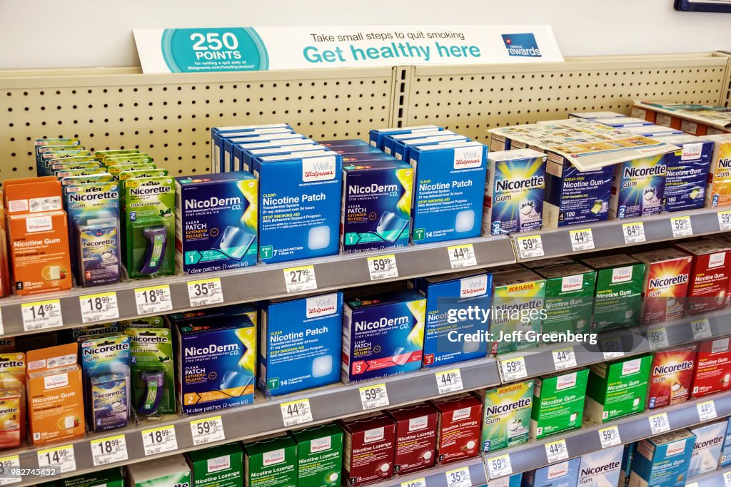 Florida, Miami Beach, Walgreens, pharmacy, over the counter, quit smoking remedies