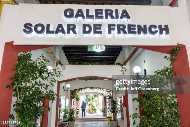 The entrance to the Galeria Solar de French.