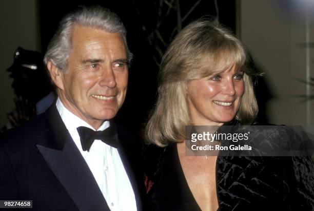 John Forsythe and Linda Evans