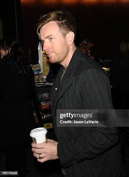 Actor Ewan McGregor attends the premiere of "The Square" at the Landmark Theater on April 5, 2010 in Los Angeles, California.