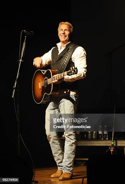 Kevin Costner and his Modern West Band perform at the Palacio de Congresos on February 20, 2010 in Madrid, Spain.