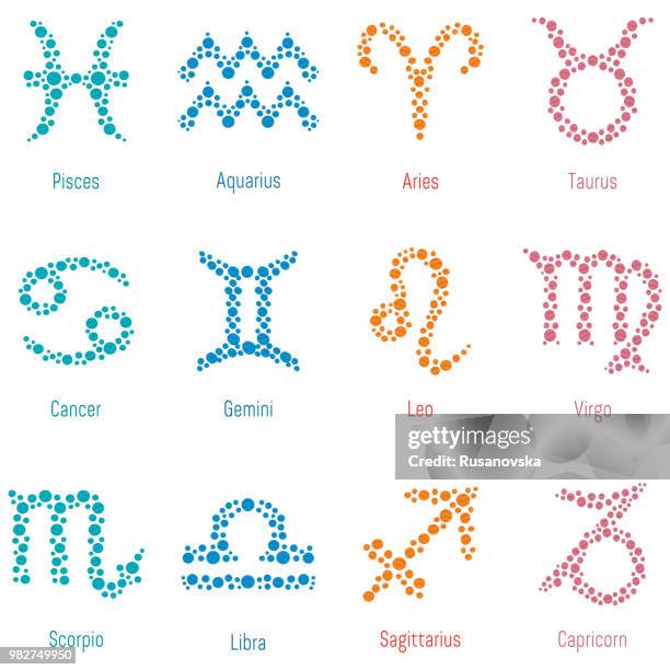 zodiac-icons - astrologisches luftzeichen stock-grafiken, -clipart, -cartoons und -symbole