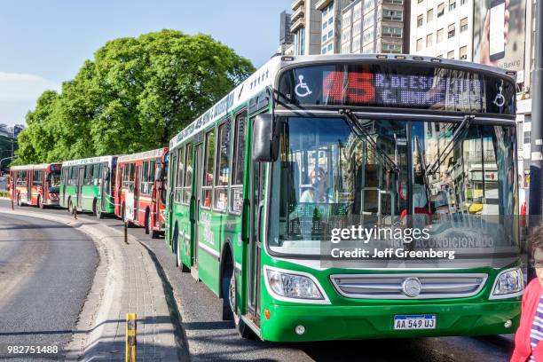 July 9 Avenue dedicated bus lane.