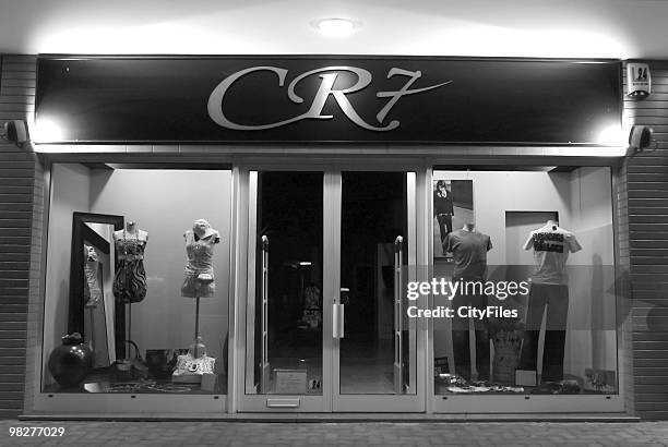 Manchester Uniteds Cristiano Ronaldo Fashion Store In Portugal April Photos and Premium High Res