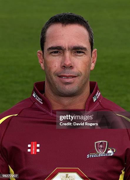 Nicky Boje of Northamptonshire poses for a portrait during the photocall held at the County Ground on April 6, 2010 in Northampton, England.
