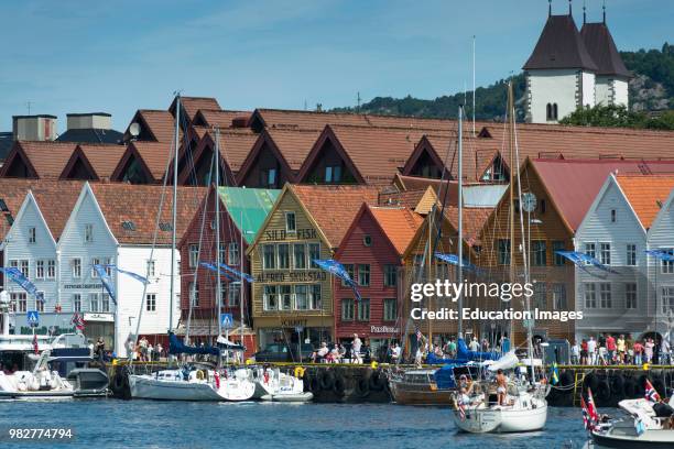 Tyske Bryggen, Bergen, Norway, Scandinavia.