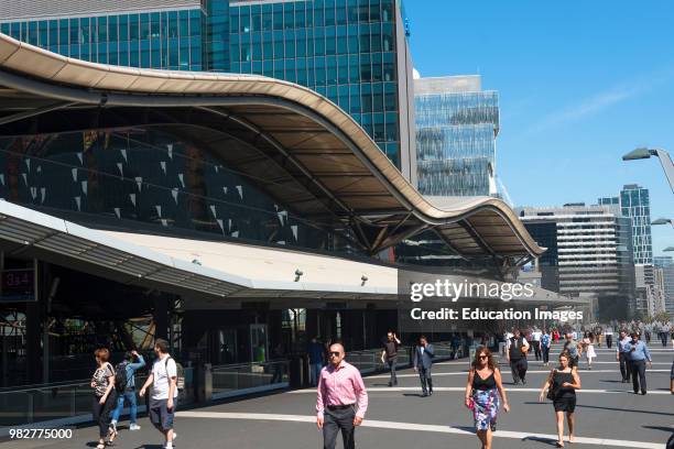 Southern Cross railway station, Melbourne, Victoria, Australia.