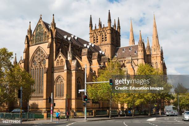 St Mary's Cathedral, College Street, Sydney, New South Wales, NSW, Australia.