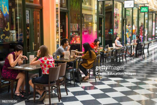 Cafe at the Royal Arcade, Bourke Street Mall, Melbourne VIC 3000, Australia.