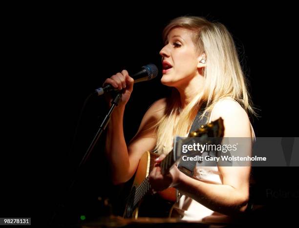 Ellie Goulding performs on stage at O2 Academy on March 31, 2010 in Sheffield, England.