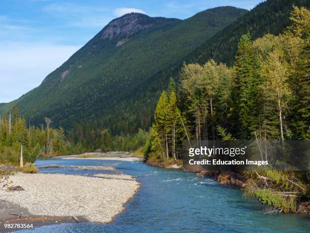 Illecillewaet River near Revelstoke. British Columbia. Canada.