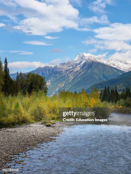 Illecillewaet River near Revelstoke. British Columbia. Canada.