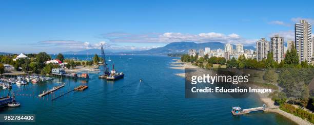 View of English Bay. Vancouver. British Columbia. Canada.