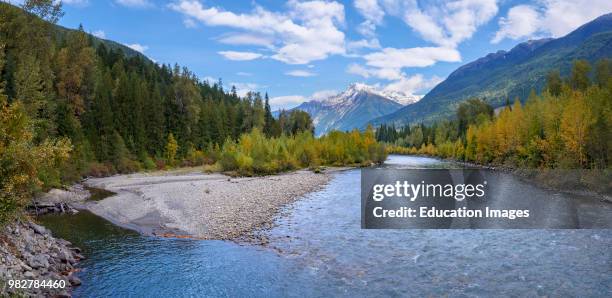 Illecillewaet River near Revelstoke. British Columbia. Canada.
