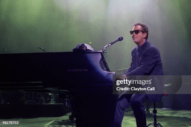 Billy Joel performing at the Oakland Coliseum on April 09 1990