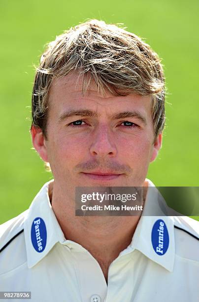 Chris Nash of Sussex poses for a portrait during a photocall at the County Ground on April 6, 2010 in Hove, England.