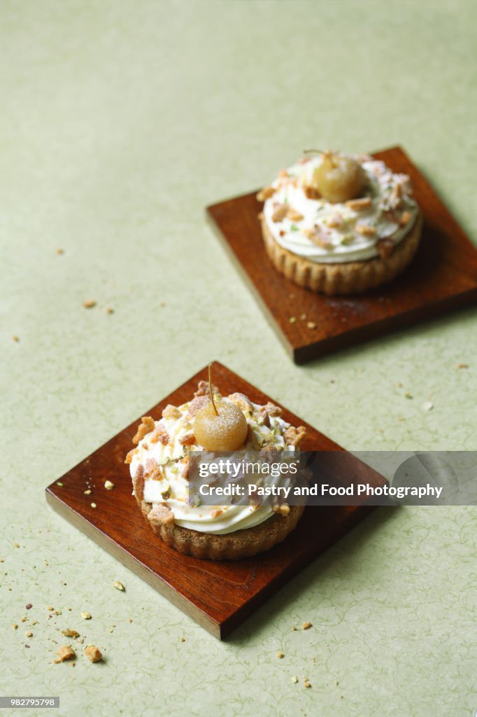 Pistachio Financier Cakes