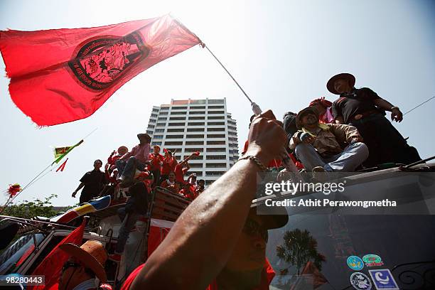 Thousands of Red shirt supporters of former PM Thaksin Shinawatra defy the government for a fourth day by taking over the streets of the city's main...