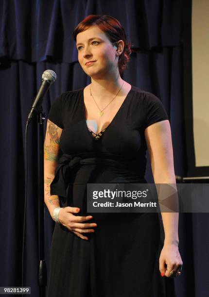 Diablo Cody during the "A Night of 140 Tweets" benefit for Haiti hosted by 42 Below Vodka at the Upright Citizens Brigade Theatre on March 12, 2010...