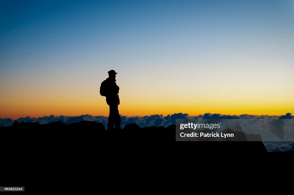 Sunrise on Mt. Haleakala Volcano