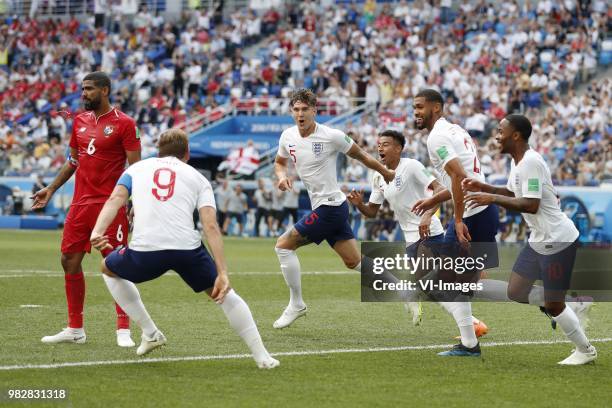 Gabriel Gomez of Panama, Harry Kane of England, John Stones of England, Jesse Lingard of England, Ruben Loftus-Cheek of England, Raheem Sterling of...