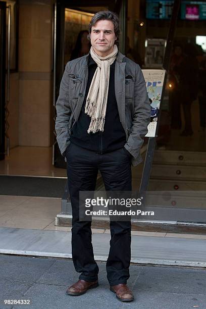 Actor Alberto San Juan attends 'La isla interior' photocall at Princesa cinema on April 6, 2010 in Madrid, Spain.