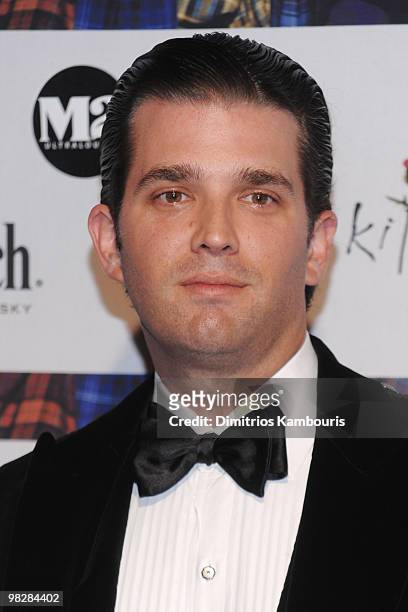 Donald Trump Jr. Attends the 8th annual "Dressed To Kilt" Charity Fashion Show at M2 Ultra Lounge on April 5, 2010 in New York City.