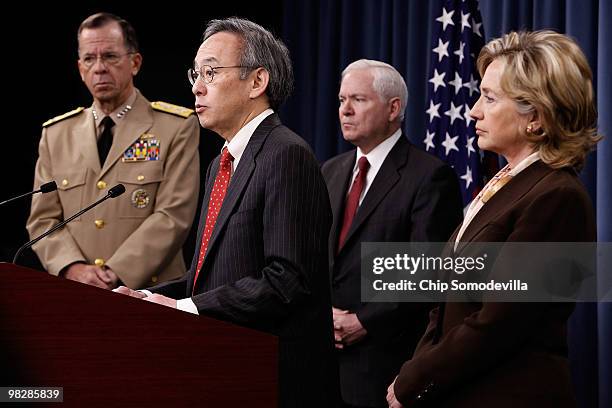 Chairman of the Joint Chiefs of Staff Navy Admiral Mike Mullen, Energy Secretary Steven Chu, Defense Secretary Robert Gates and Secretary of State...