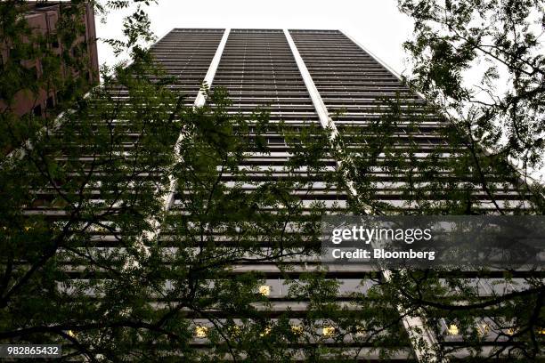 The BMO Harris Bank NA headquarters stands in Chicago, Illinois, U.S., on Monday, June 11, 2018. Bank of Montreal is revamping its U.S. Digital...