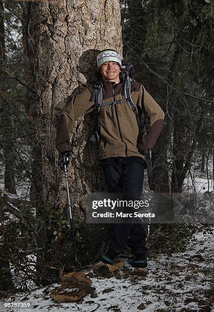 Jordan Romero poses for a portrait at his home in Big Bear Lake, California on April 6, 2010. Jordan Romero is youngest American to have climbed 5 of...