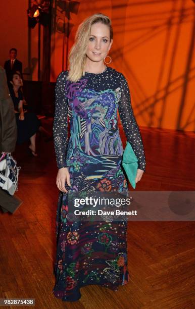 Joanne Froggatt, wearing Paul Smith, attends the Paul Smith SS19 Menswear Show during Paris Fashion Week at Elysee Montmartre on June 24, 2018 in...