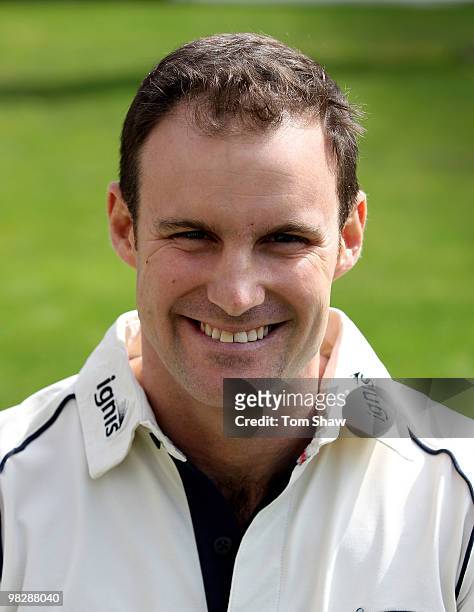 Andrew Strauss of Middlesex during the Middlesex County Cricket Club Photocall at Lords on April 6, 2010 in London, England.