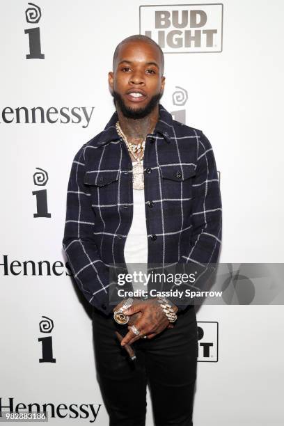 Tory Lanez attends IGA X BET Awards Party 2018 on June 24, 2018 in Los Angeles, California.