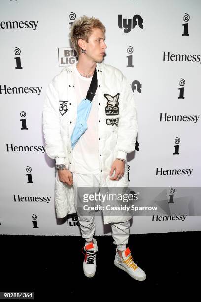 Machine Gun Kelly attends IGA X BET Awards Party 2018 on June 24, 2018 in Los Angeles, California.