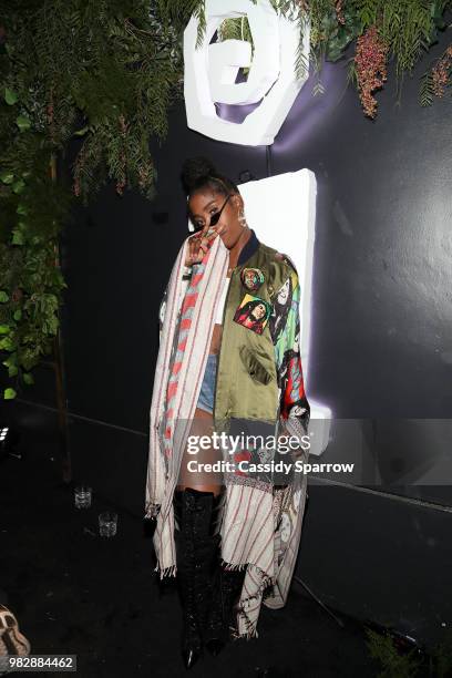 Sevyn Streeter attends IGA X BET Awards Party 2018 on June 24, 2018 in Los Angeles, California.