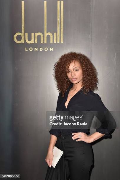 Tiffany Luce attends the Dunhill London Menswear Spring/Summer 2019 show as part of Paris Fashion Week on June 24, 2018 in Paris, France.