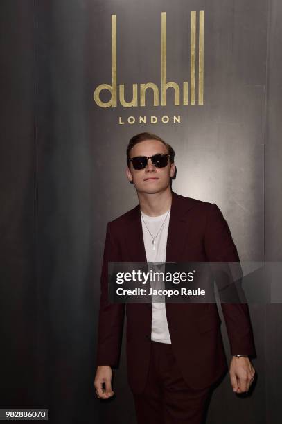 Finn Cole attends the Dunhill London Menswear Spring/Summer 2019 show as part of Paris Fashion Week on June 24, 2018 in Paris, France.