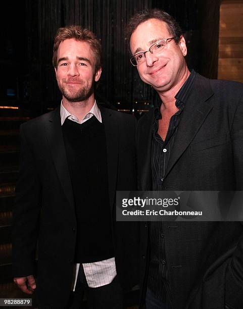 James Vanderbeek and Bob Saget at World Child Project's First Holiday Party held at My House Nightclub on December 9, 2009 in Hollywood, California.