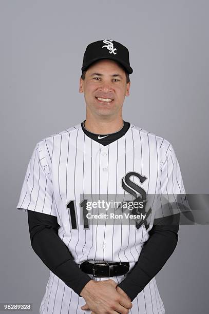 Omar Vizquel of the Chicago White Sox poses during Photo Day on Sunday, February 28, 2010 at Camelback Ranch in Glendale, Arizona.