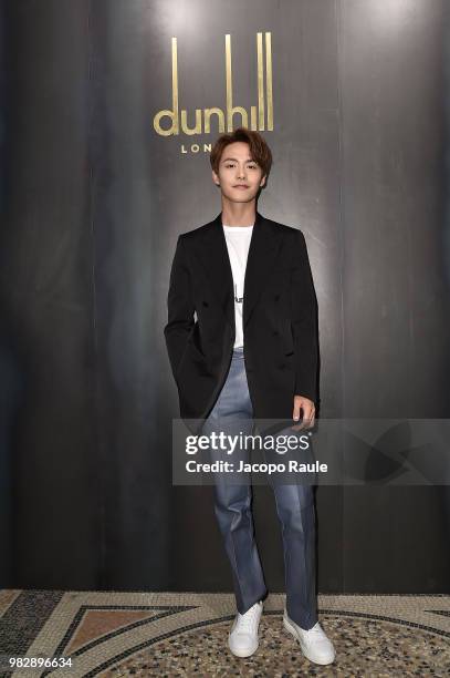 Ray Tianyu Ma attends the Dunhill London Menswear Spring/Summer 2019 show as part of Paris Fashion Week on June 24, 2018 in Paris, France.