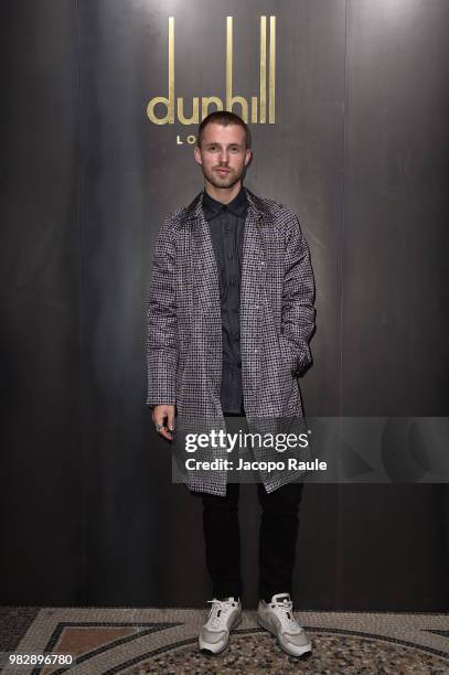 Marcus Butler attends the Dunhill London Menswear Spring/Summer 2019 show as part of Paris Fashion Week on June 24, 2018 in Paris, France.