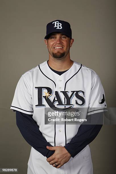 Jeff Bennett of the Tampa Bay Rays poses during Photo Day on Friday, February 26, 2010 at Charlotte County Sports Park in Port Charlotte, Florida.