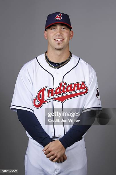 Zach Putnam of the Cleveland Indians poses during Photo Day on Sunday, February 28, 2010 at Goodyear Ballpark in Goodyear, Arizona.