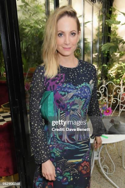 Joanne Froggatt, wearing Paul Smith, attends the Paul Smith SS19 VIP dinner during Paris Fashion Week at Hotel Particulier Montmartre on June 24,...