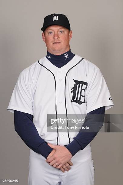 Jeremy Bonderman of the Detroit Tigers poses during Photo Day on Saturday, February 27, 2010 at Joker Marchant Stadium in Lakeland, Florida.