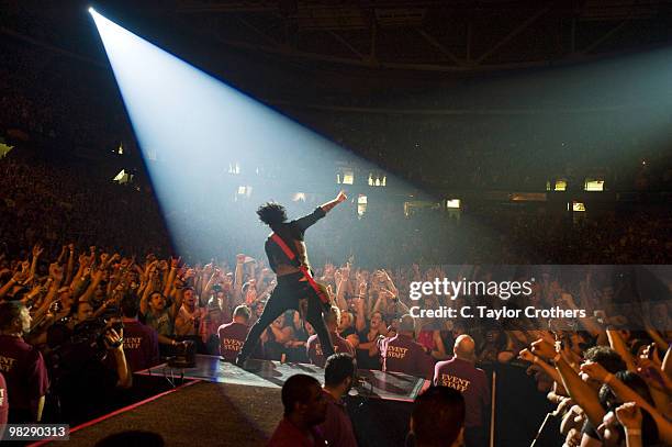 Musician Billie Joe Armstrong of Green Day performs at the Wachovia Spectrum on July 21, 2009 in Philadelphia, Pennsylvania.