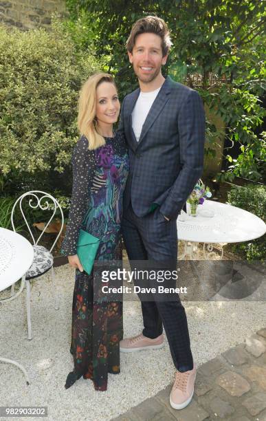 Joanne Froggatt and husband James Cannon attend the Paul Smith SS19 VIP dinner during Paris Fashion Week at Hotel Particulier Montmartre on June 24,...