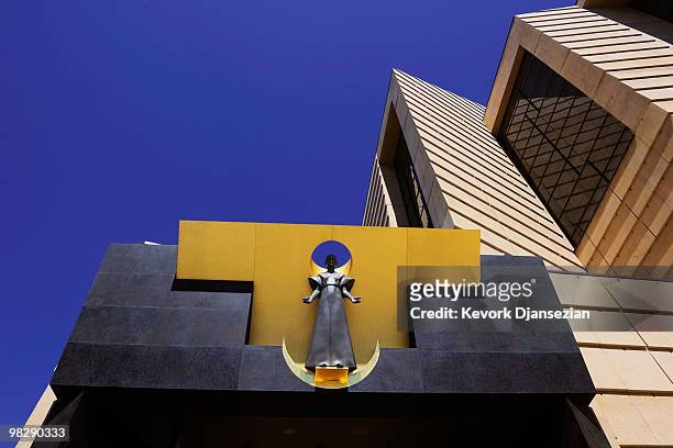 Cathedral of Our Lady of the Angels is seen on April 6, 2010 in Los Angeles, California. Pope named Jose Gomez of San Antonio,Texas as next...